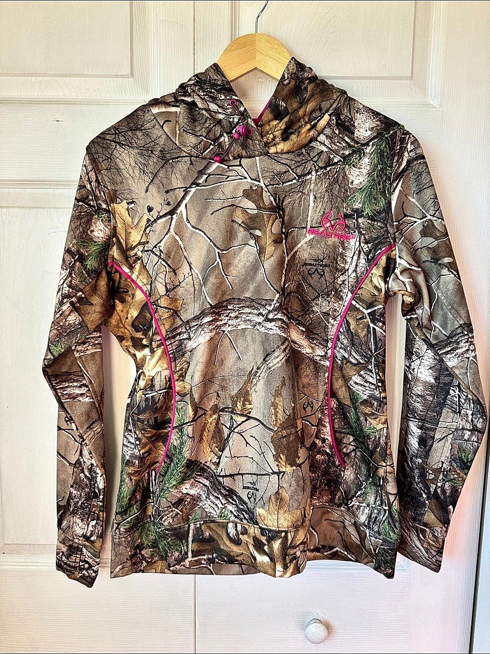Realtree Camo Hooded Jacket Size Medium